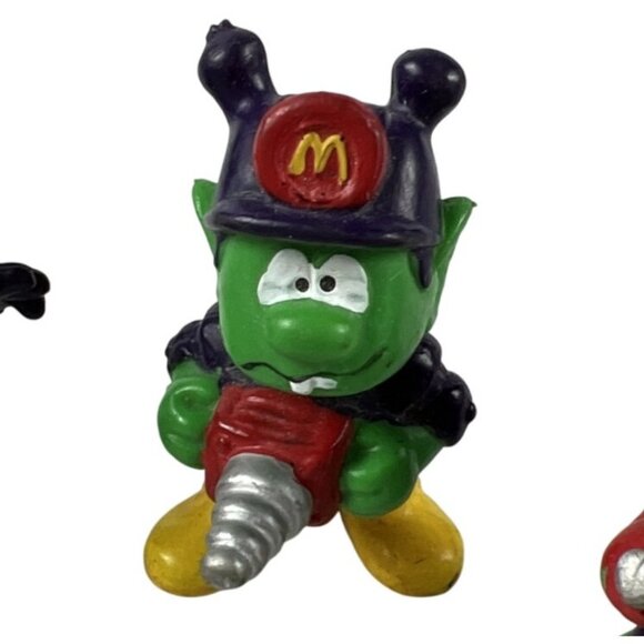 Vintage 1984 Bully Astromik McDonalds Alien Figurines Set Of 4 - Picture 4 of 6